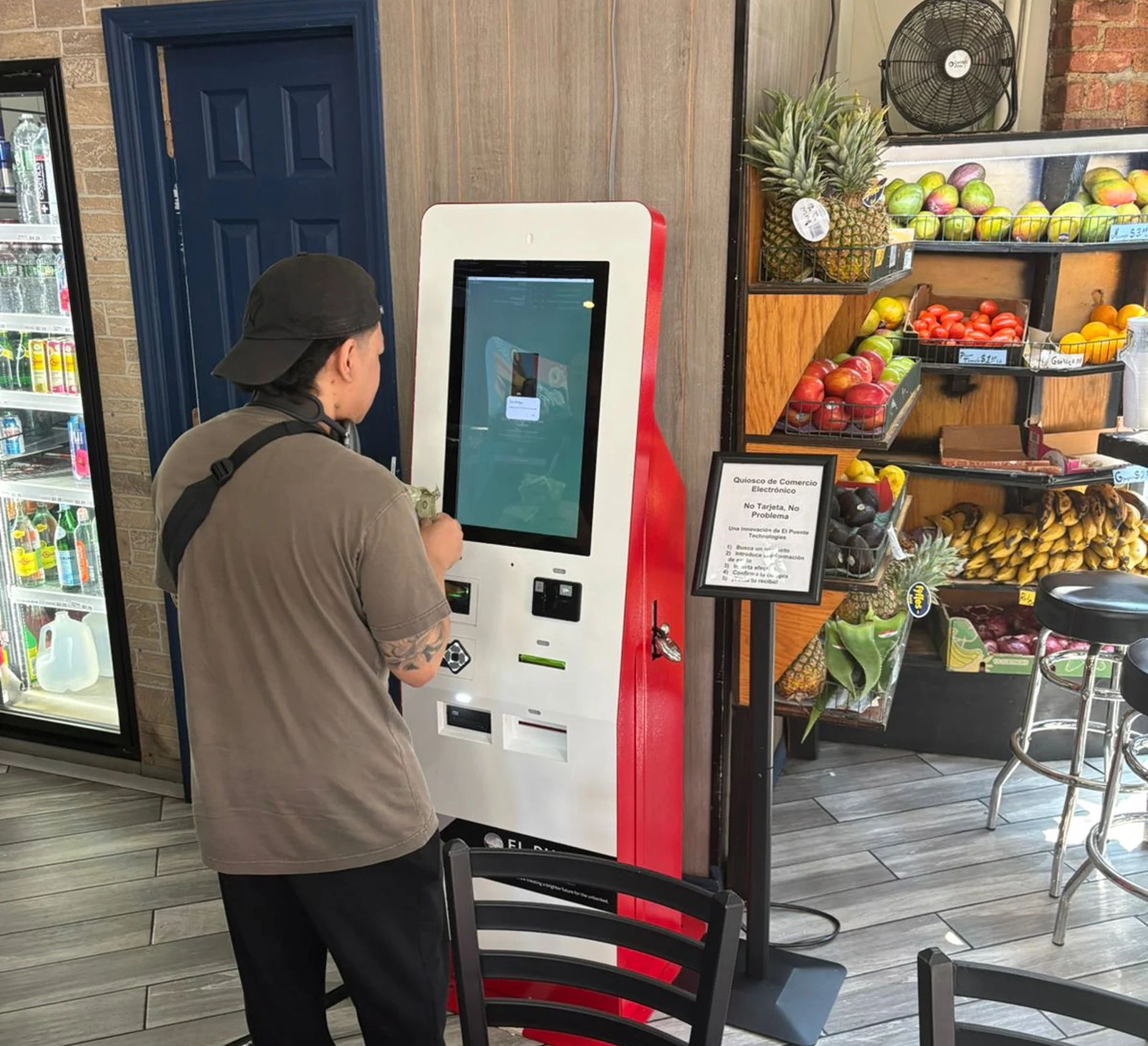 El Puente: Self-service kiosks in New York for Amazon.